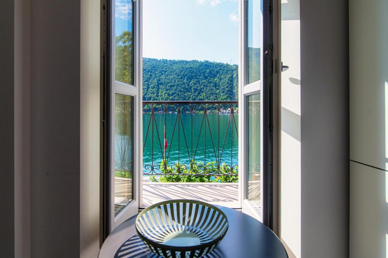 Il Balcone Sul Lago By Quokka 360 - Historic Lakeside Flat In Morcote Zewnętrze zdjęcie